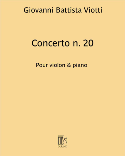 Concerto No. 20