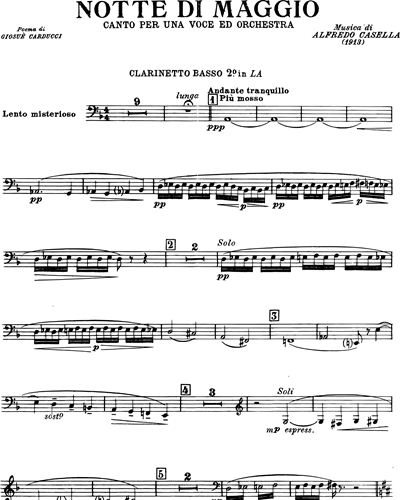 Bass Clarinet 2 in A