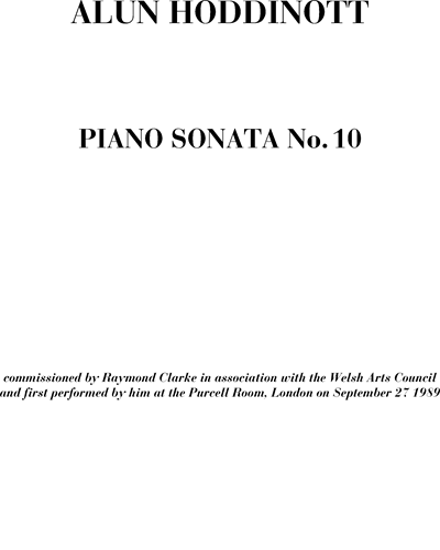 Piano sonata n. 10