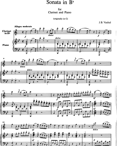 Sonate in B-dur