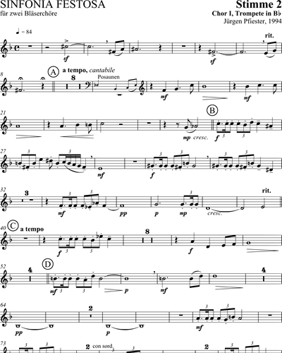 [Choir 1] Trumpet in Bb 2