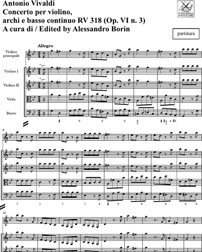 Concerto RV 318 Op. 6 n. 3