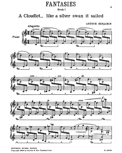 Fantasies for Piano Solo, Vol. 1