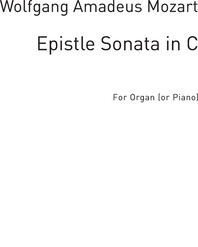 Epistle Sonata in C major