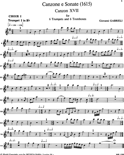 [Choir 1] Trumpet 1