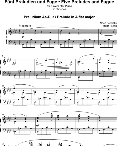 Five Preludes and Fugue