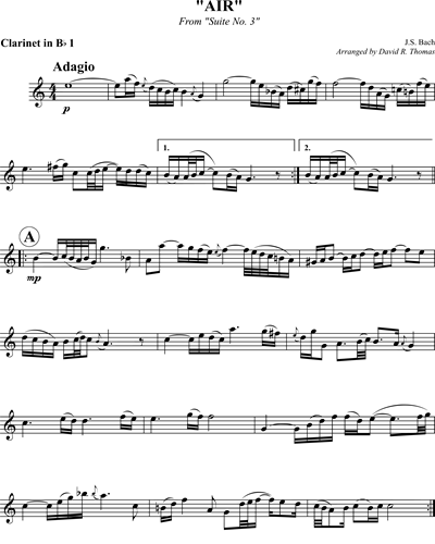 Air on the G string (from 'Suite No. 3')
