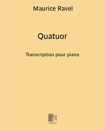 Quatuor - Transcription pour piano