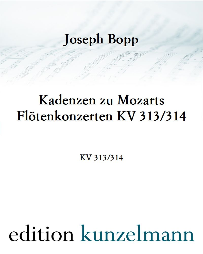 Kadenzen zu Mozarts Flötenkonzerten KV 313/314