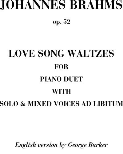Love Song Waltzes