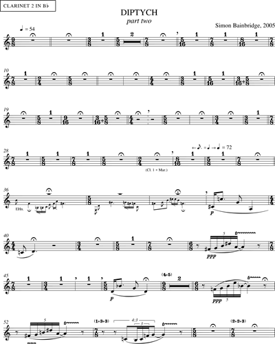 [Part 2] Clarinet 2