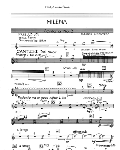 Milena, op. 37