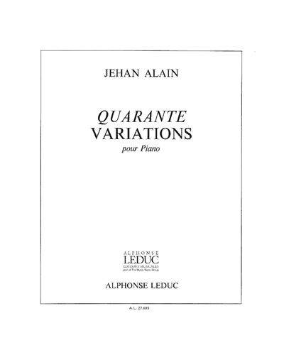 40 Variations pour Piano