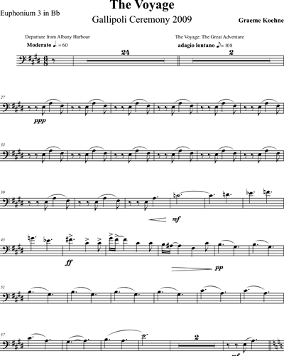 [Alternate] Euphonium 3 Bass Clef