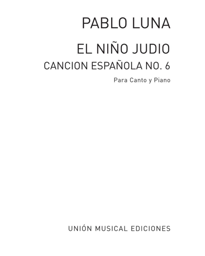 Cancion Española No. 6 (from "El niño judío")