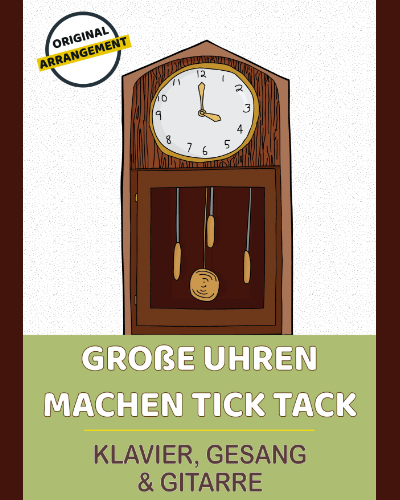 Große Uhren machen tick tack