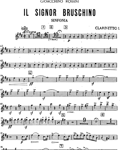 Clarinet in C 1