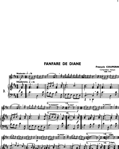 La Flûte Classique, Vol. 3: Fanfare de Diane