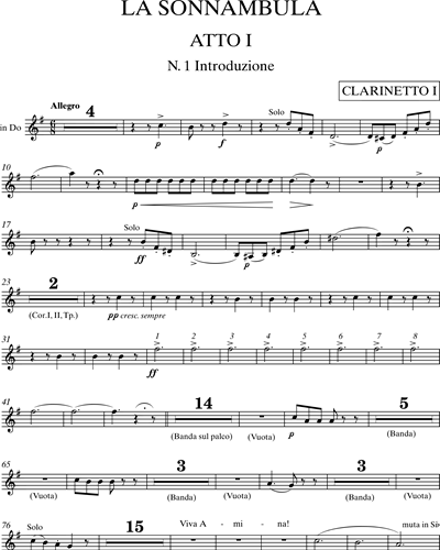 Clarinet in C 1/Clarinet in Bb 1/Clarinet in A 1