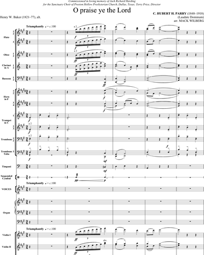 Full Score & Mixed Chorus