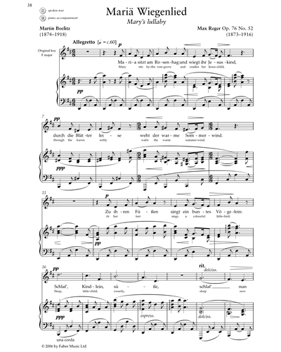 Maria Wiegenlied (Op.76 No.52)