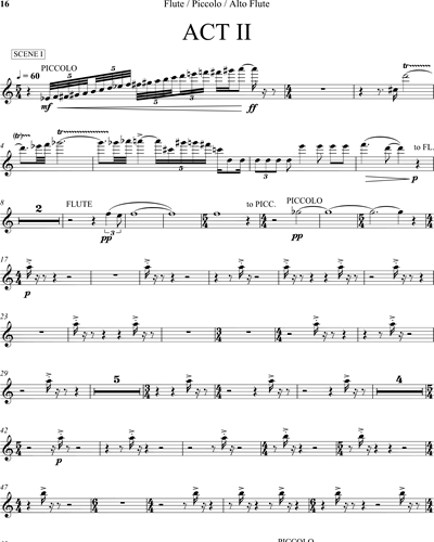 [Act 2] Flute/Piccolo/Alto Flute