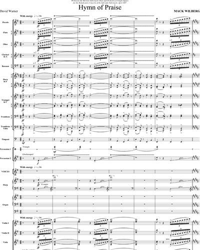 Full Score & Mixed Chorus