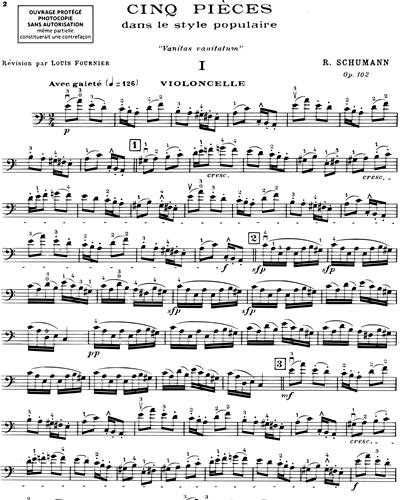 Cinq pièces dans le style populaire Op. 102