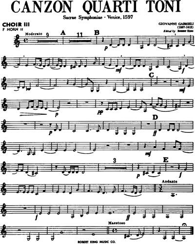 [Choir 3] Horn in F 2