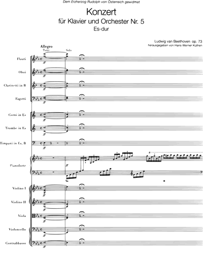 Klavierkonzert Nr. 5 Es-dur op. 73