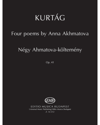 Four Poems by Anna Akhmatova, op. 41