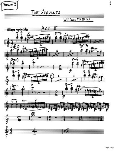 [Act 2] Violin 1