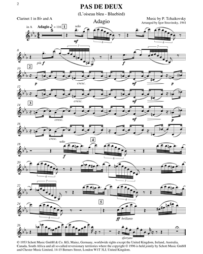 Clarinet 1 in Bb/Clarinet in A