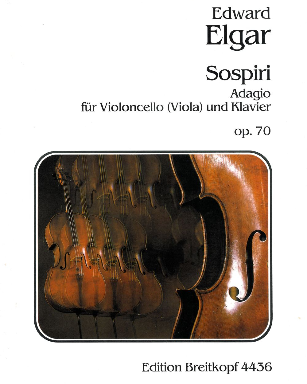 Sospiri op. 70 - Ausgabe für Violoncello (Viola) und Klavier