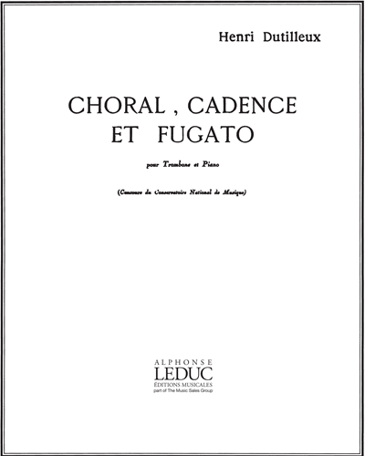 Choral, Cadence Et Fugato 