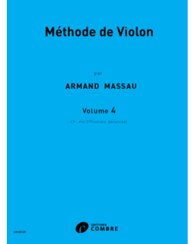 Method for Violin (2nd, 4th and 5th Positions), Vol. 4