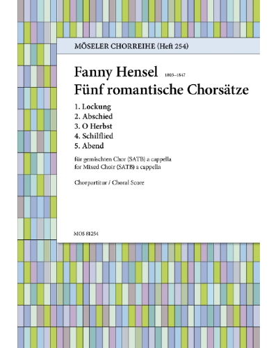 Five romantic choral settings