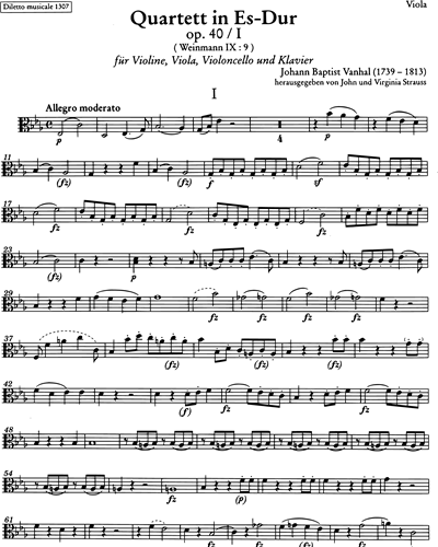 Piano Quartet No. 1 in Eb major, op. 40/1