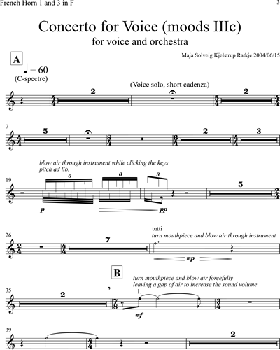 Concerto for Voice (Moods IIIc)