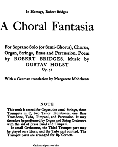 Choral Fantasia