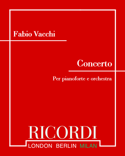 Concerto - Per pianoforte e orchestra
