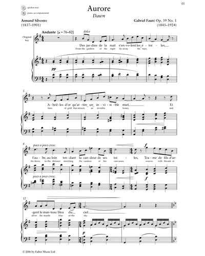 Aurore, op. 39 No. 1