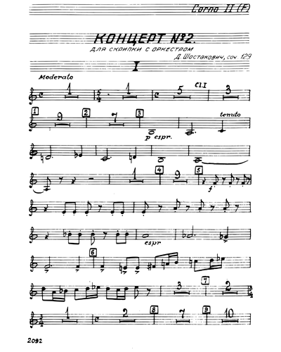 Violin Concerto No.2 in C♯ minor