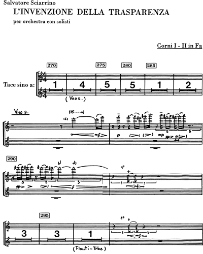 Horn in F 1 & Horn in F 2