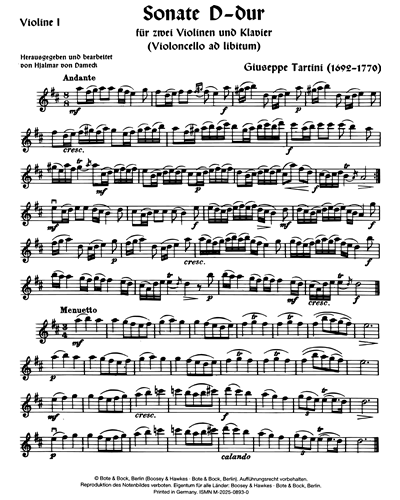 Violin Sonata in D Major