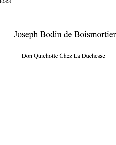 Don Quichotte Chez La Duchesse