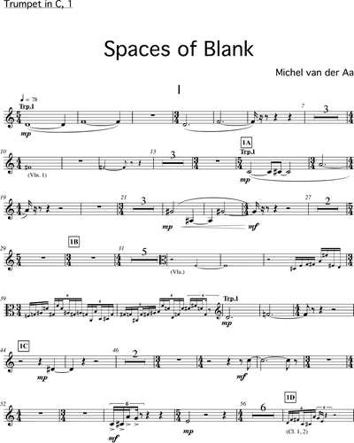 Spaces of Blank