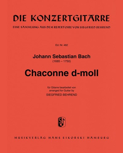 Chaconne in D minor, BWV 1004