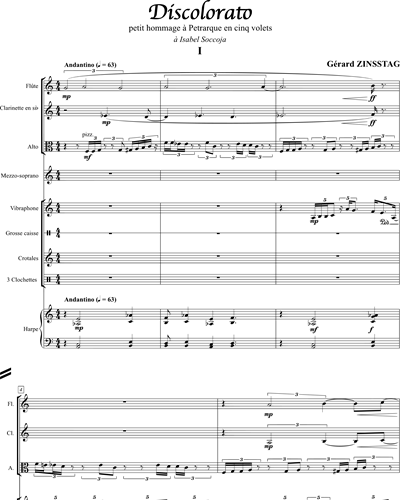 Full Score/Mezzo-soprano