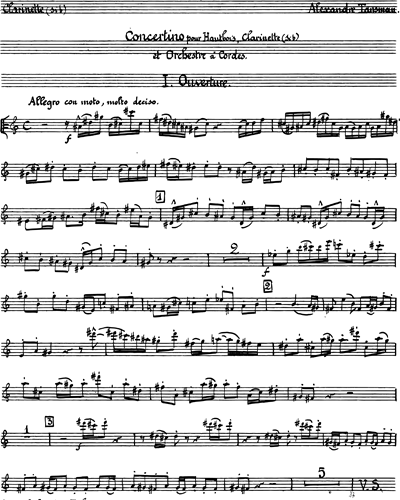 [Solo] Clarinet